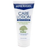 AMERIGEL Care Lotion botella 6oz: hidratación suave para piel seca y sensible.
