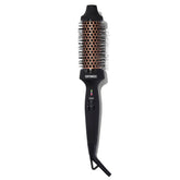 Amika Blowout Babe thermal brush product shot shows smoothing action and salon-like shine.