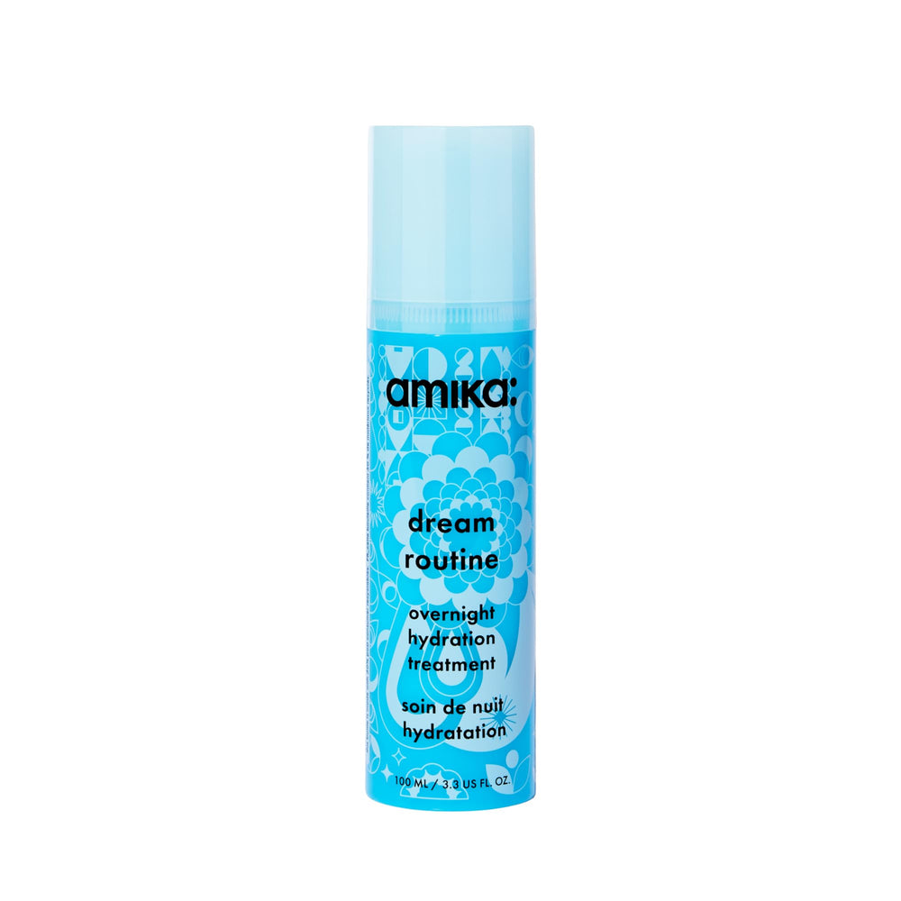 Amika Dream Routine overnight mask jar delivers ultra-hydration while you sleep.