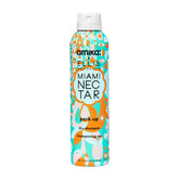 Amika Miami Nectar Dry Shampoo bottle refreshes roots with tropical scent.