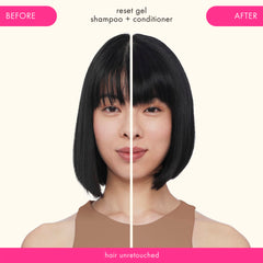 Amika Reset Clarifying Gel Shampoo magnet-impurities shows attraction drawing out buildup.