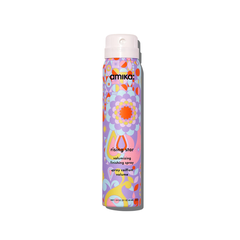 Amika Rising Star voluminizante atomizador botella muestra el envase para acabado ligero