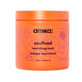 Amika Soulfood nourishing mask jar close-up highlighting rich hydration