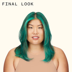 frizz control with amika Velveteen Dream smoothing balm on unruly hair
