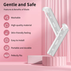 AMILKME 20-count blade refill pack provides economical, long-term grooming options.