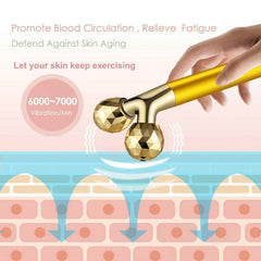 Amirce dual-shape kit enables versatile facial massage and enhanced serum absorption.