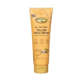 Crema facial Amish Farms con sebo de res en tubo para hidratación suave