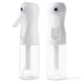 AMOMELA 200ml bottle close-up showing ultra-fine mist for hair styling.