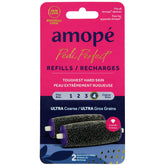 Amope Pedi Perfect Ultra Coarse roller head close-up for fast skin removal.