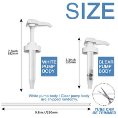 AMORIX 10cc dispensing pump provides consistent portions with each press.