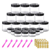 AMORIX 4oz jar with lid ideal for organized cosmetics and travel.