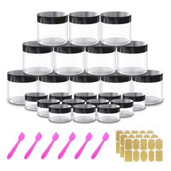 AMORIX 4oz jar with lid ideal for organized cosmetics and travel.