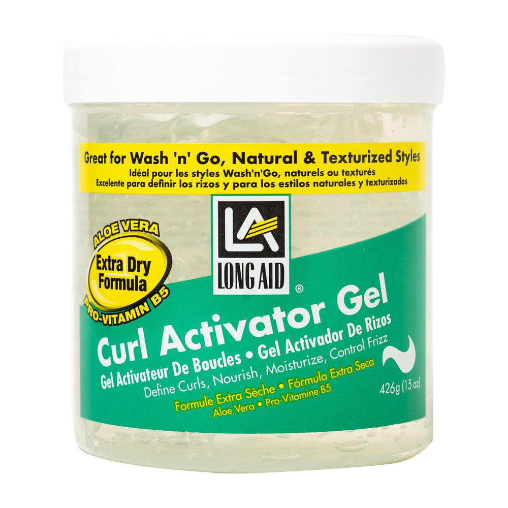 AMPRO Gel activador rizos largos en frasco: hidratación y definición para rizos luminosos.