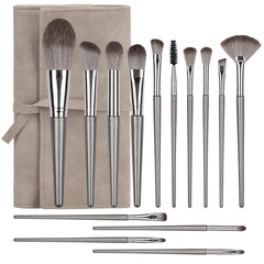 Amrules makeup brush set full kit for versatile eye and face application on the go