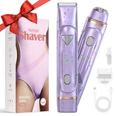 AMSOUP Dermave bikini shaver dual-head design for smooth grooming.