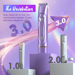 AMSOUP Dermave trimmer painless grooming for delicate bikini areas.