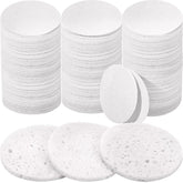 Amyhill 300-count compressed facial sponges packaging for everyday cleansing.