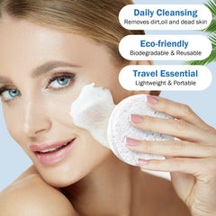 Amyhill travel-friendly sponges for on-the-go skincare routines.
