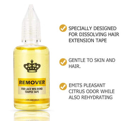 Amyqueen adhesive remover applicator shows precise spray for gentle release