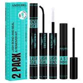 AMZGIRL LASH Bond Seal bottle close-up showing long-lasting hold for clusters