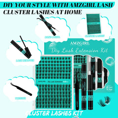 AMZGIRL LASH D-Mix8-16mm kit for versatile looks with mixed lengths