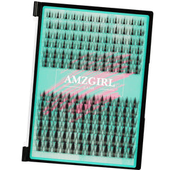 AMZGIRL LASH manga-style fairy lash clusters in a box for vacation-ready lashes