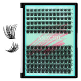 AMZGIRL LASH Midnight cluster extensions in 144 pieces for natural daily wear