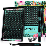 AMZGIRL LASH Tulip Kit 10-18mm close-up for natural daily wear