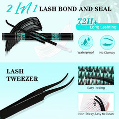 AMZGIRL lash tweezer provides precise grip for accurate placement.