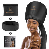 Amzpic bonnet hood dryer attachment front view with roomy cap for even drying at home.