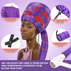 Amzpic purple fabric close-up shows soft, durable material ideal for conditioning sessions.