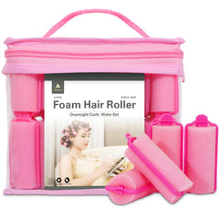 Amzpus 36-pack soft foam hair rollers for overnight styling and curling