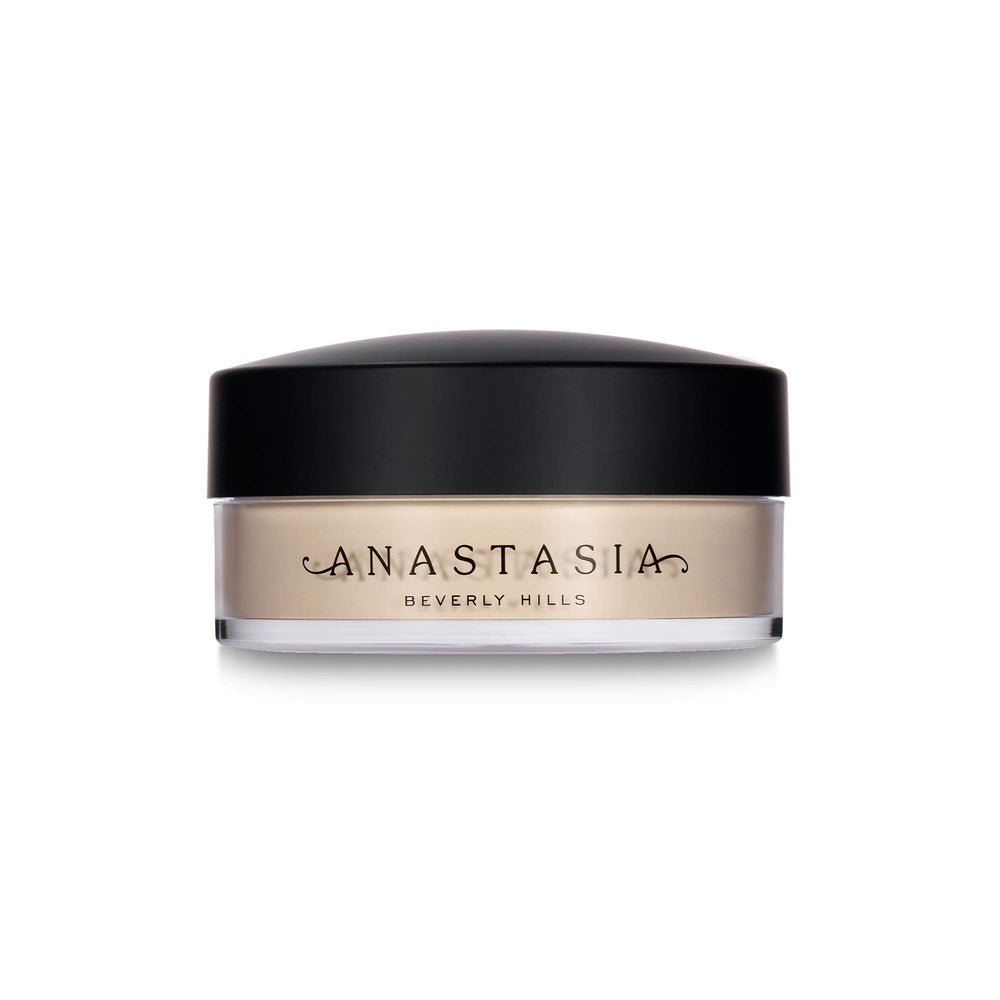 Anastasia Beverly Hills Loose Setting Powder Vanilla packaging for setting makeup