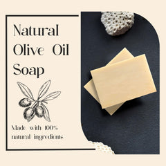 AnatoliaDaphne mediterranean olives feature—100% natural ingredients for authentic cleansing.