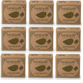 AnatoliaDaphne olive oil soap bar pack—handmade with pure olive oil for gentle cleansing.