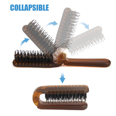 Ancable ergonomic grip brush provides gentle, comfortable brushing.