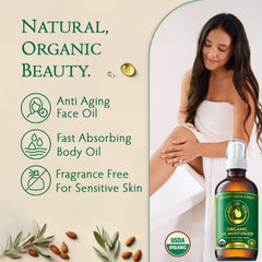 Aceite de rosa mosqueta Ancient Greek Remedy con vitaminas para tono de piel.