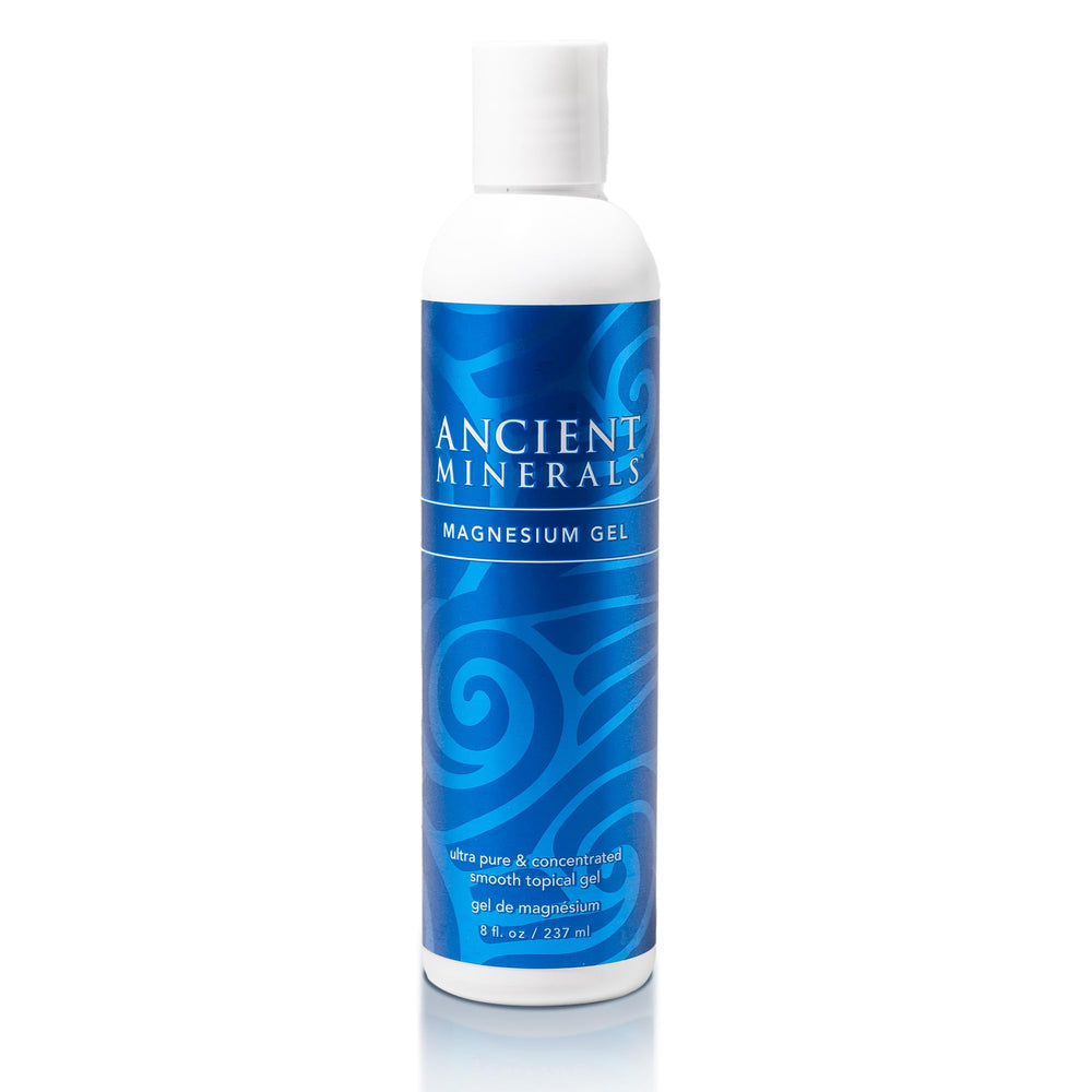 Ancient Minerals Gel magnesio para masaje, deslizamiento suave y confort muscular