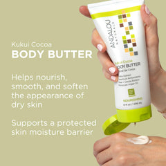 Nrshng Kukui Cocoa de Andalou Naturals aroma suave para hidratacion diaria