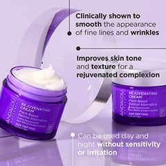 Frasco de crema Andalou Naturals, uso diario para tono uniforme