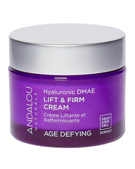 Andalou Naturals Lift&Firm bote crema hialuronico para hidratacion diaria