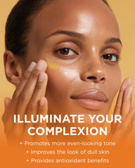 Andalou Naturals Turmeric+C Enlighten Serum, aplicador cómodo para uso diario.