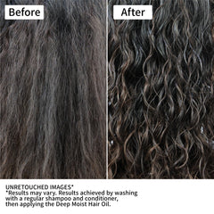 &honey Deep Moist Hair Oil texture reveals a creamy, spreadable formula for quick absorption.