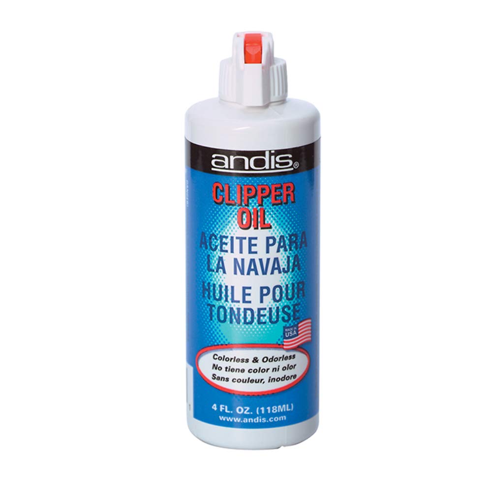 Andis clipper oil blue bottle 4oz for smooth blade glide and longevity