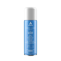 Andis Cool Care Plus spray applied to clipper blade for maintenance