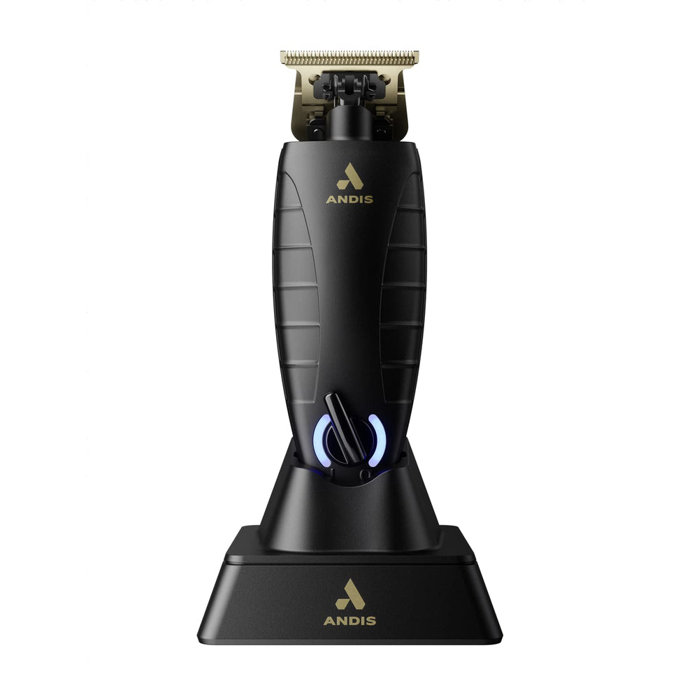 Andis GTX-EXO blade close-up for precise outlining and close-cut performance.
