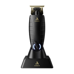 Andis GTX-EXO blade close-up for precise outlining and close-cut performance.