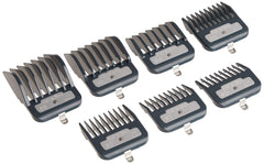 Andis Master Series premium metal clip attachment securely fits the blade for precise trims.