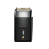 Andis Pro Foil Plus II with gold titanium foils for irritation-free shaving on sensitive skin.