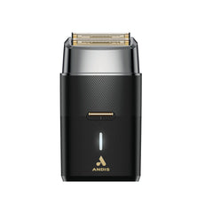 Andis Pro Foil Plus II with gold titanium foils for irritation-free shaving on sensitive skin.